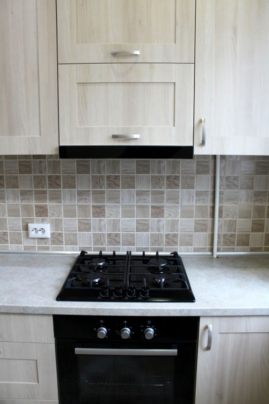 Gas Range Installation detail