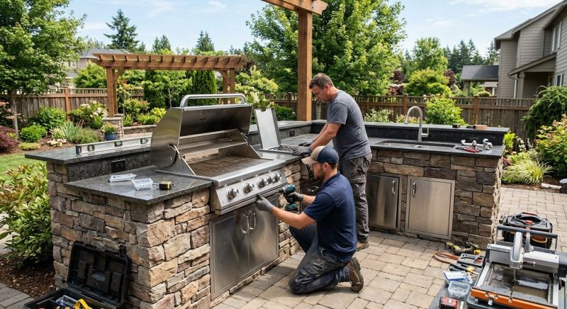 Outdoor Kitchen Installation in Houston, TX